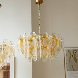 Zecaryra Lustre en Verre Luxe Postmoderne
