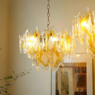 Zecaryra Lustre en Verre Luxe Postmoderne