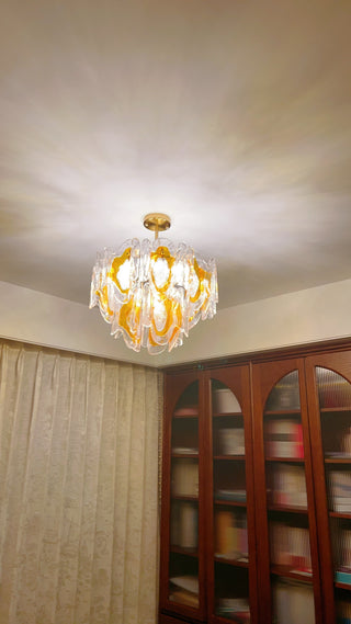 Zecaryra Lustre en Verre Luxe Postmoderne