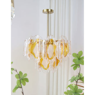 Zecaryra Lustre en Verre Luxe Postmoderne