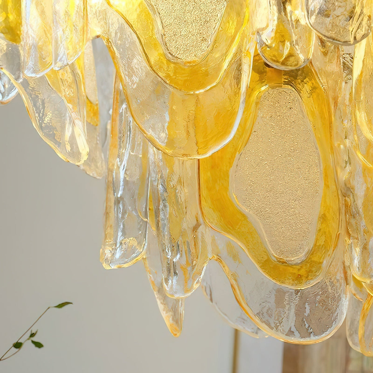 Zecaryra Lustre en Verre Luxe Postmoderne
