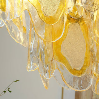 Zecaryra Lustre en Verre Luxe Postmoderne