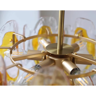Zecaryra Lustre en Verre Luxe Postmoderne