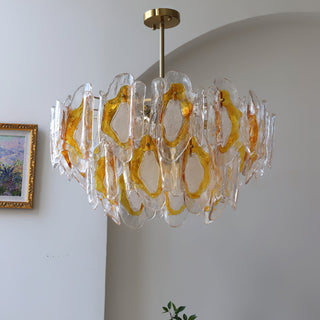 Zecaryra Lustre en Verre Luxe Postmoderne