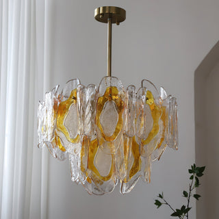 Zecaryra Lustre en Verre Luxe Postmoderne