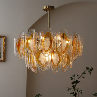 Zecaryra Lustre en Verre Luxe Postmoderne