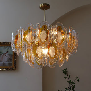 Zecaryra Lustre en Verre Luxe Postmoderne