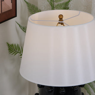 Nanex Lampe de Table en Céramique Et Tissu