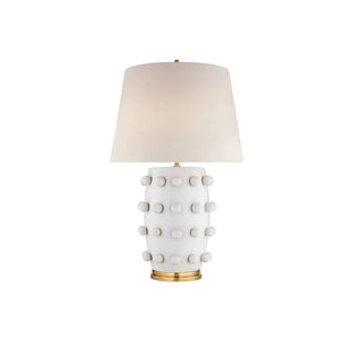 Nanex Lampe de Table en Céramique Et Tissu