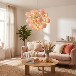 Pomelia Glass Globe Sputnik Chandelier-Neutral Decor