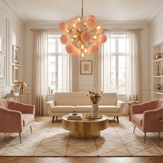 Pomelia Glass Globe Sputnik Chandelier-Neutral Decor