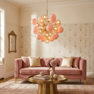 Pomelia Glass Globe Sputnik Chandelier-Neutral Decor