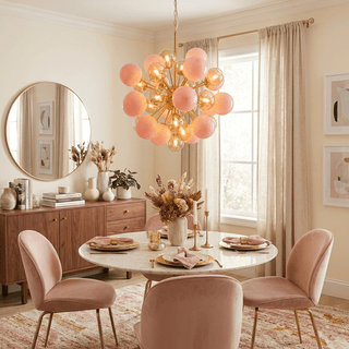 Pomelia Glass Globe Sputnik Chandelier-Neutral Decor