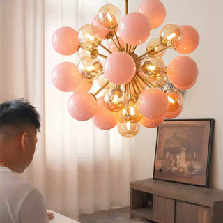 Pomelia Glass Globe Sputnik Chandelier-Neutral Decor
