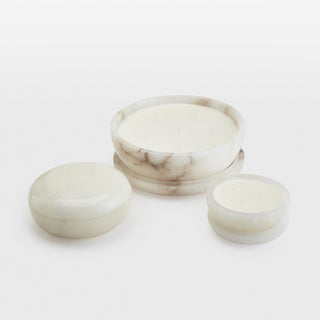 Pomelo Tass Ornements bougeoirs en marbre