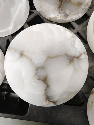 Pomelo Tass Ornements bougeoirs en marbre