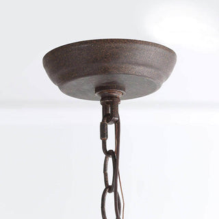 Zonorira Lustre en Bois Industriel Vintage