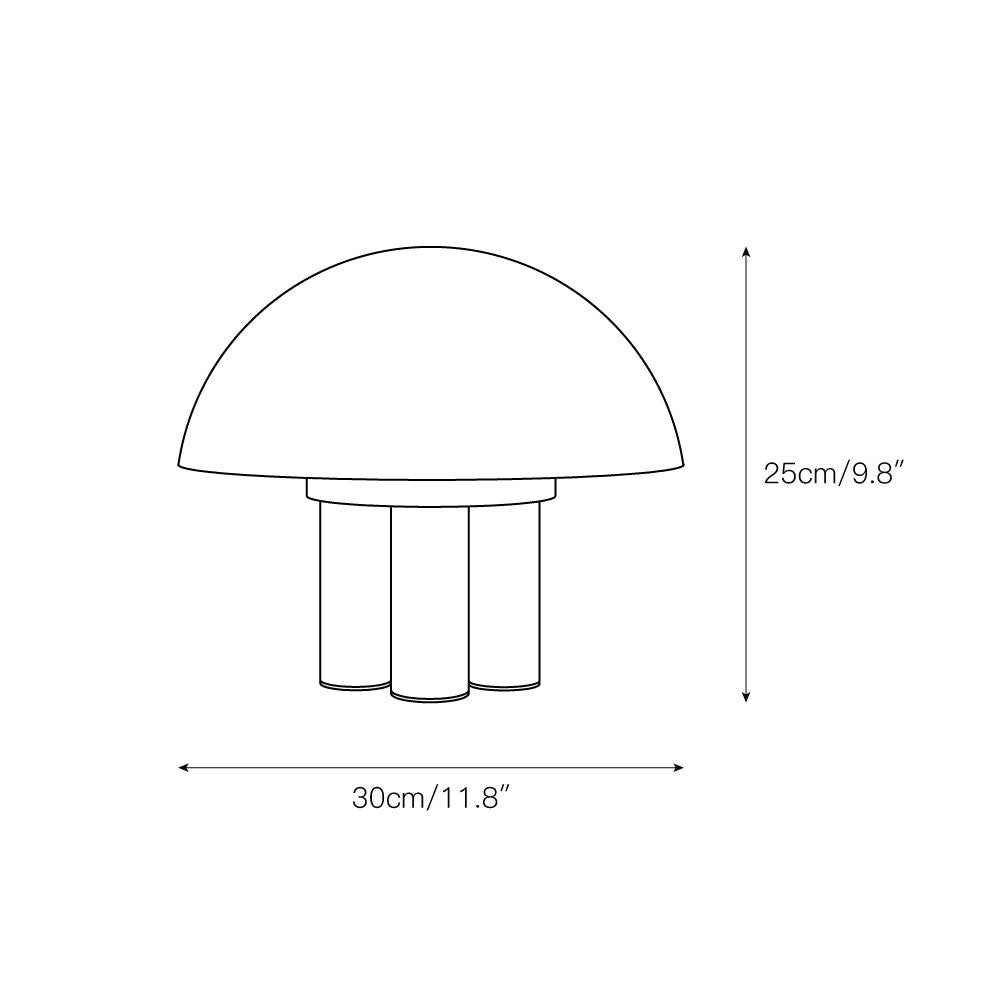 Turbiny Lampe à poser en albâtre