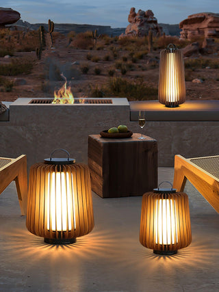 Ulmaran Lanterne en Bois Luminaire Extérieur