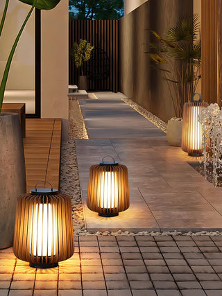 Ulmaran Lanterne en Bois Luminaire Extérieur