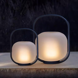 Zelaeon Minimalist Glass Table Lamp-Neutral Decor