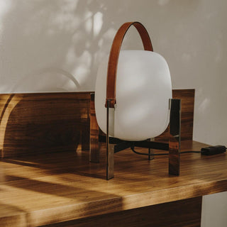 Harper Minimalist Glass Table Lamp-Neutral Decor