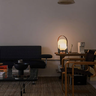 Harper Minimalist Glass Table Lamp-Neutral Decor