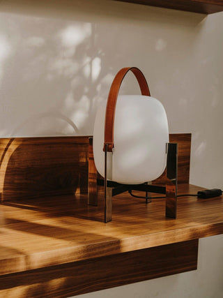 Harper Minimalist Glass Table Lamp-Neutral Decor