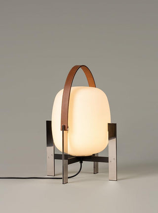 Harper Minimalist Glass Table Lamp-Neutral Decor