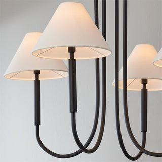 Nycareth Lustre Industriel Vintage Métal Tissu