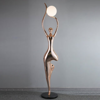 Emiryra Golden Sculptural Lampadaire