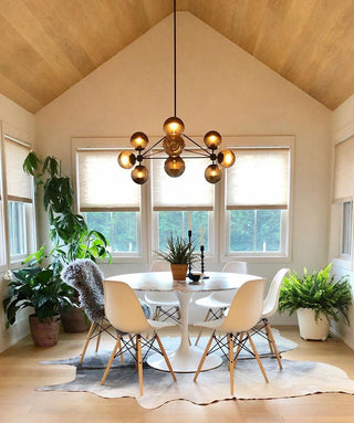 Possini Euro Gable Modo Chandelier-Neutral Decor
