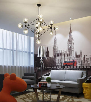 Possini Euro Gable Modo Chandelier-Neutral Decor