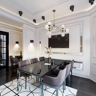 Possini Euro Gable Modo Chandelier-Neutral Decor