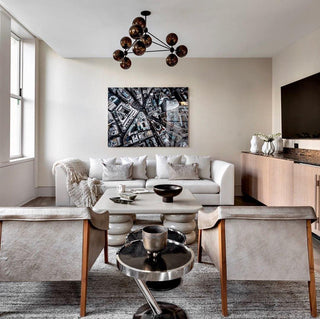 Possini Euro Gable Modo Chandelier-Neutral Decor