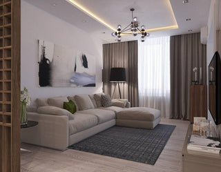 Possini Euro Gable Modo Chandelier-Neutral Decor