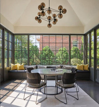 Possini Euro Gable Modo Chandelier-Neutral Decor