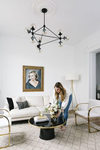 Possini Euro Gable Modo Chandelier-Neutral Decor