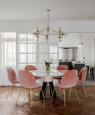 Possini Euro Gable Modo Chandelier-Neutral Decor