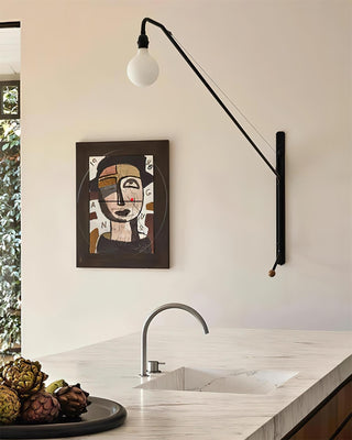 Applique Murale Bras Long Minimaliste Style Réglable-Luire