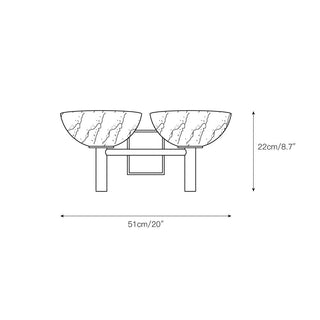Weft Lampe Murale En Albâtre Et Métal Minimaliste Moderne