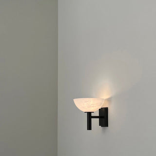 Weft Lampe Murale En Albâtre Et Métal Minimaliste Moderne