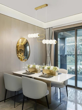 Linea Suspension Laiton Contemporaine-Luire