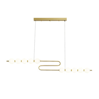 Linea Suspension Laiton Contemporaine-Luire