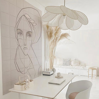Zerithire Suspension en Tissu Inspiration Naturelle