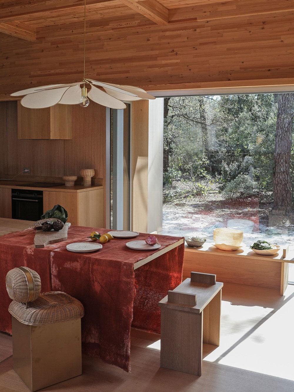 Zerithire Suspension en Tissu Inspiration Naturelle