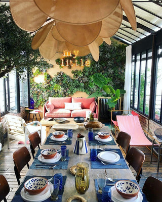 Zerithire Suspension en Tissu Inspiration Naturelle