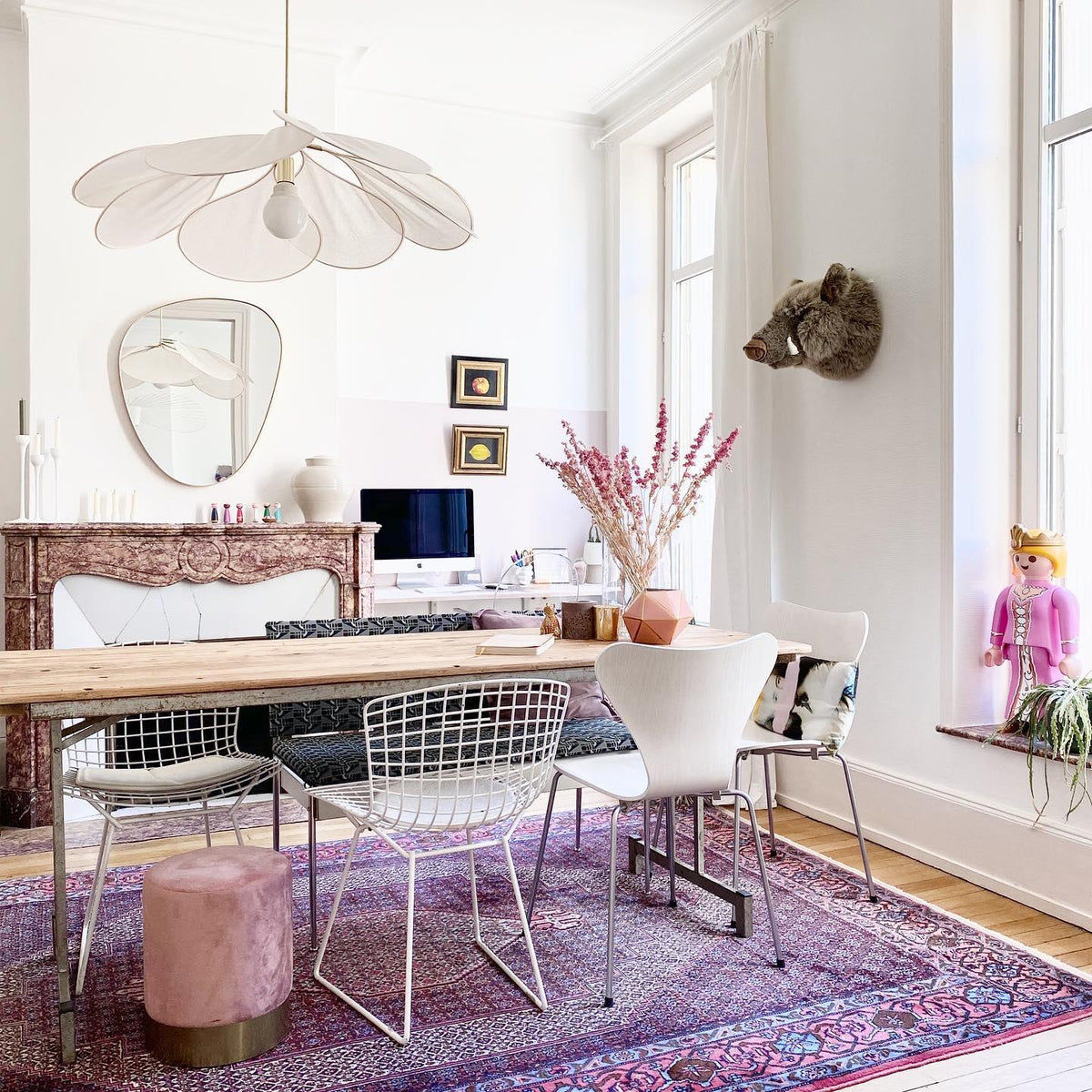 Zerithire Suspension en Tissu Inspiration Naturelle