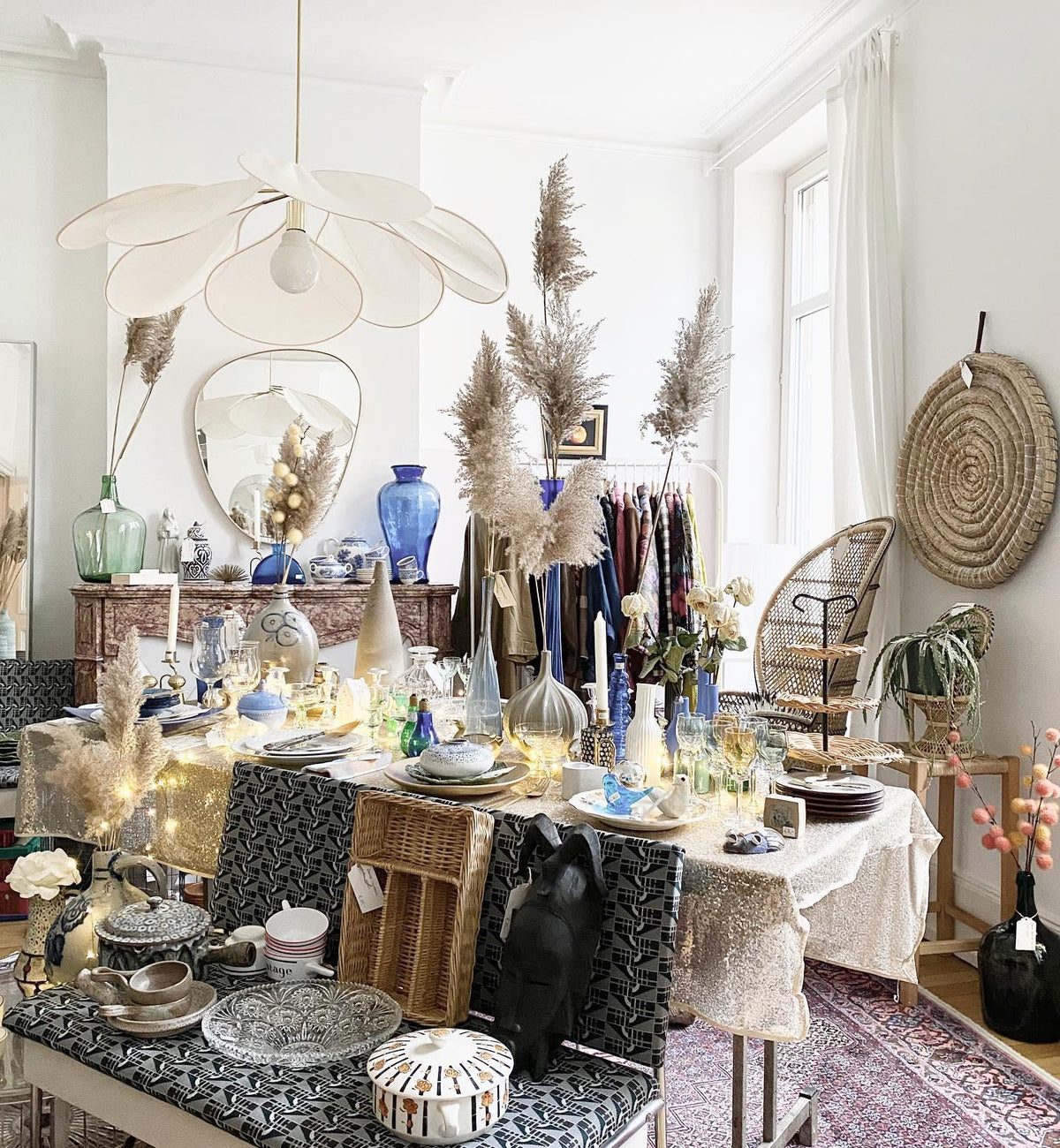 Zerithire Suspension en Tissu Inspiration Naturelle