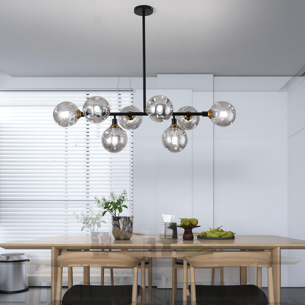 Selena Suspension Lampe Minimaliste en Acrylique